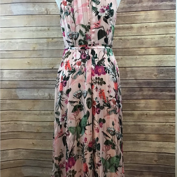 Banana Republic Pink and Green  Midi Sundress - Picture 4 of 9